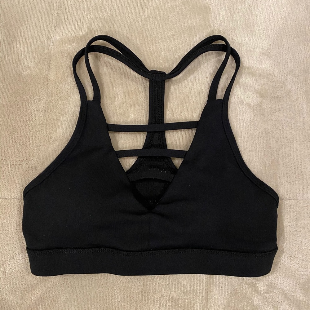 ZYIA Black Grid Bra